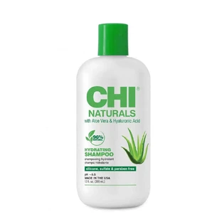 Chi Naturals с алоэ вера и гиалуроновой кислотой Увлажняющий шампунь 355 мл