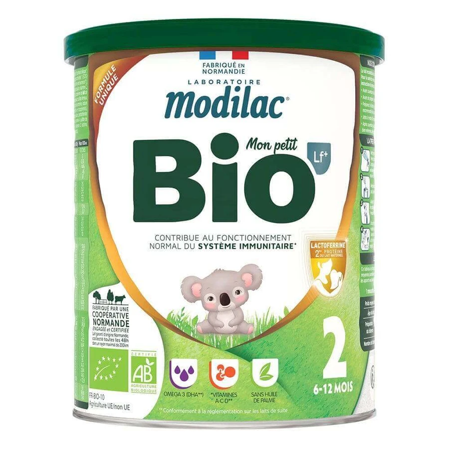 Modilac Біо Молоко 2 сухе від 6 місяців до 1 року 800г: ціни та характеристики