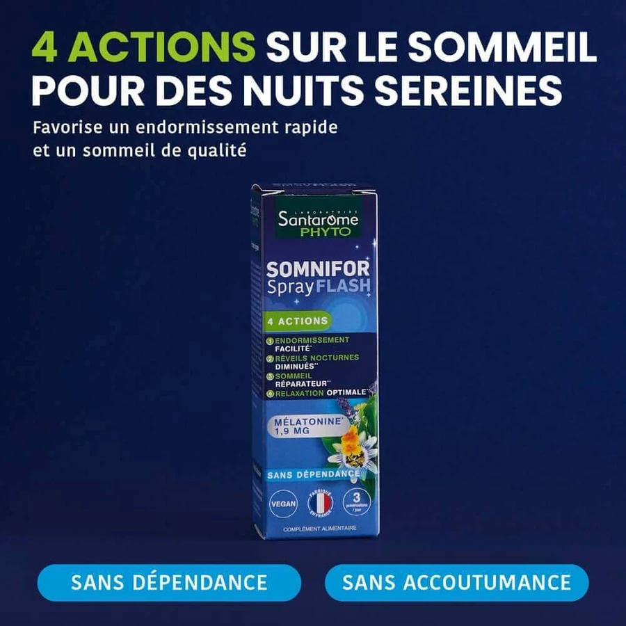 Santarome Somnifor Spray Action Flash 20ml: цены и характеристики