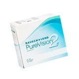 Силіконова контактна лінза PureVision 2HD, -0.25, 6 штук, Bausch Lomb