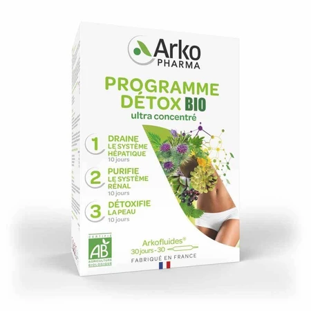 Arkopharma Arkofluids Органическая детокс-программа 3x10 ампул: цены и характеристики