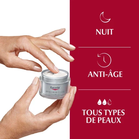 Eucerin Hyaluron-Filler + Volume Lift Ночной крем 50 мл: цены и характеристики