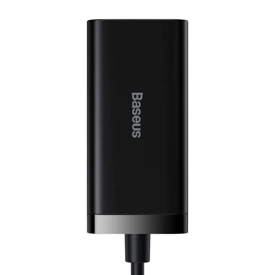 Швидкий універсальний зарядний пристрій Baseus GaN3 Pro GaN 2 x USB Type C / 2x USB 100 Вт PD3.0, QC4.0+, AFC чорний (CCGP000101): ціни та характеристики