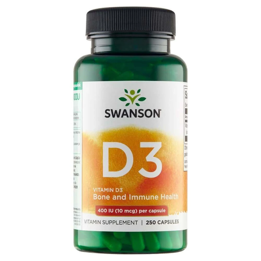 Swanson D3, витамин D 400 МЕ, 250 капсул: цены и характеристики