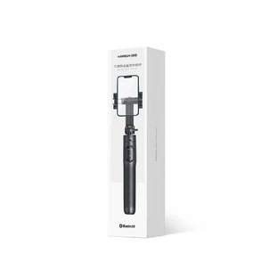 Селфи-палка / телескопический шест с подставкой и 1,5-метровым Bluetooth-пультом Ugreen LP586 - черный