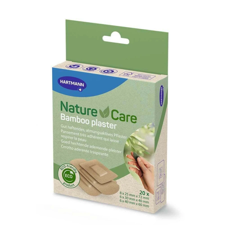 Hartmann Nature care 100% бамбукові пов'язки x20: ціни та характеристики