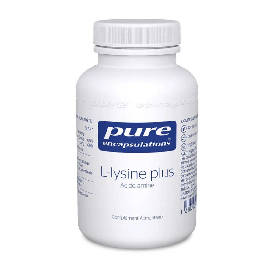 Pure Encapsulations L-лізин плюс 90 капсул: ціни та характеристики
