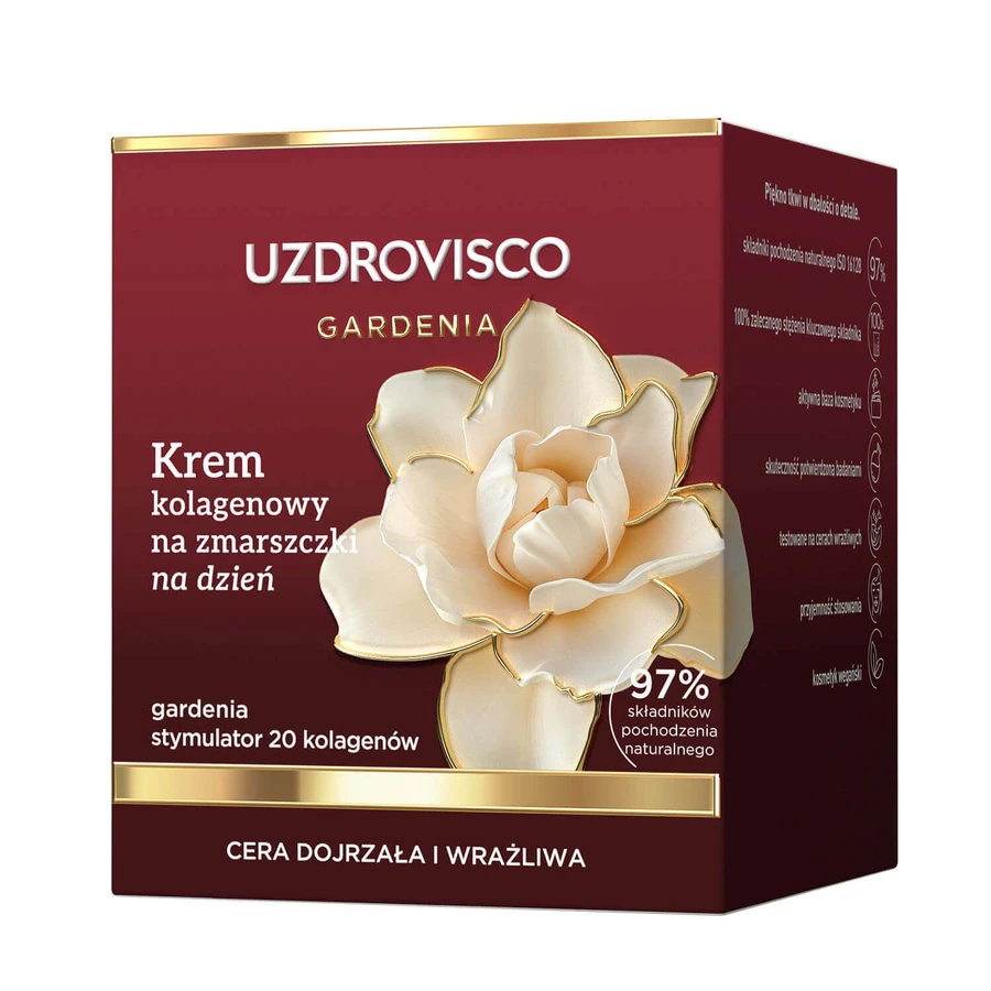 Uzdrovisco Gardenia, коллагеновый дневной крем от морщин, 50 мл: цены и характеристики