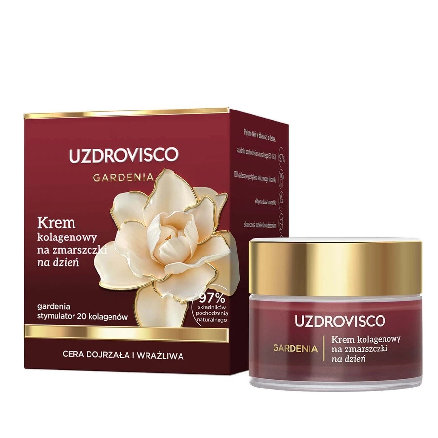 Uzdrovisco Gardenia, коллагеновый дневной крем от морщин, 50 мл: цены и характеристики