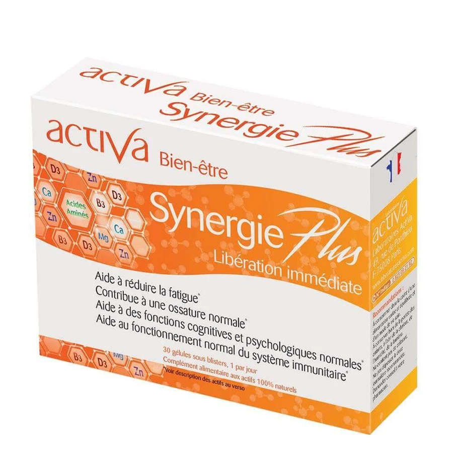 Activa Wellness Synergie Plus Libération immédiate 30 капсул: ціни та характеристики