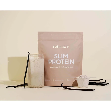 Протеїн Natu Care Slim Protein, зі смаком ванільного бурбону, 375 г: ціни та характеристики