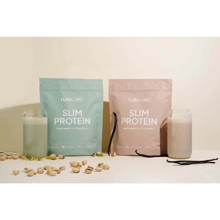 Протеїн Natu Care Slim Protein, зі смаком ванільного бурбону, 375 г: ціни та характеристики