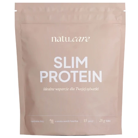 Протеїн Natu Care Slim Protein, зі смаком ванільного бурбону, 375 г: ціни та характеристики