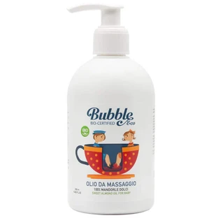 Bubble & Co, органическое миндальное массажное масло для детей с рождения, 250 мл