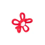 Dumel GiliGums, погремушка с прорезывателем, Цветок, красный, от 3 месяцев, 1 штука: цены и характеристики
