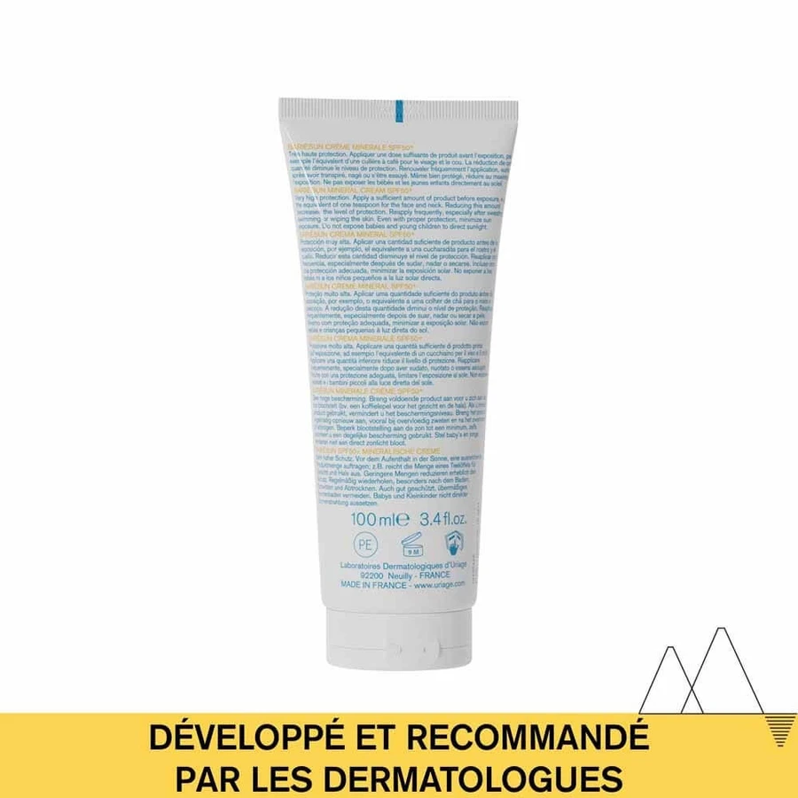 Uriage Bariésun Минеральный крем SPF50+ Без отдушек: цены и характеристики