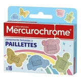 Блестящие повязки Mercurochrome Fancy Glitter Dressings x16