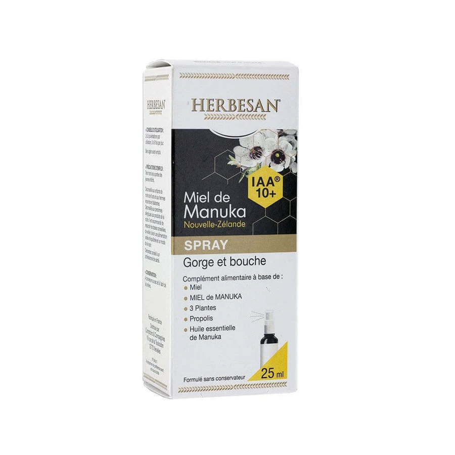 Herbesan Manuka Honey спрей для горла 25 мл: цены и характеристики