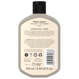Resibo Easy Breezy Wash, ежедневный очищающий шампунь, 100 мл