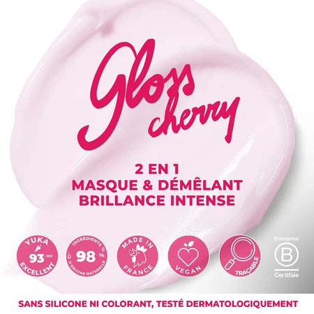 Energie Fruit Gloss Cherry 2 in 1 Masque & Démêlant Brillance Intense Cheveux Ternes, Colorés 200 мл: ціни та характеристики