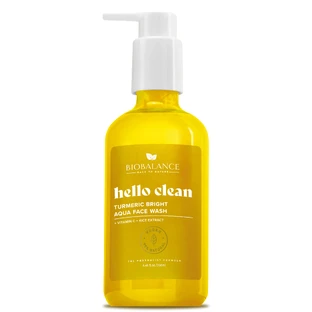 Жидкий очищающий гель с витамином С и экстрактом риса Turmeric Bright Hello Clean, 250 мл, Bio Balance