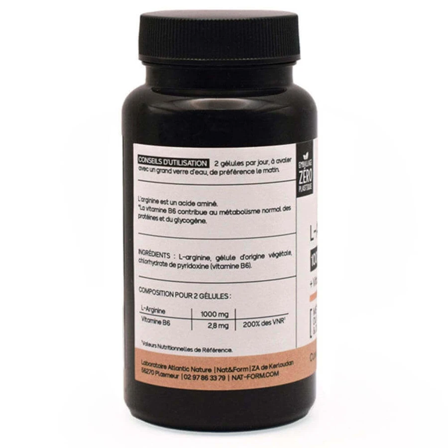 Nat&Form Premium L-Arginine 60 капсул: цены и характеристики