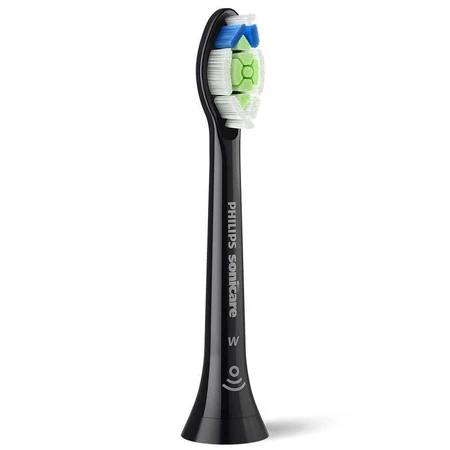 Philips, змінні насадки для звукової зубної щітки Sonicare W2 Optimal White, чорні, 4 шт.: ціни та характеристики