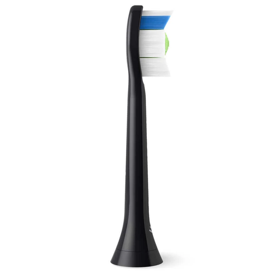 Philips, змінні насадки для звукової зубної щітки Sonicare W2 Optimal White, чорні, 4 шт.: ціни та характеристики