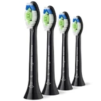 Philips, змінні насадки для звукової зубної щітки Sonicare W2 Optimal White, чорні, 4 шт.: ціни та характеристики