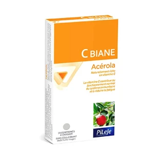 Pileje C Biane Acerola Смак червоних фруктів Жувальні таблетки X20 Goût Fruits Rouges 20 Comprimés à Croquer