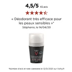 Vichy Мужской дезодорант-ролл-антиперспирант 48 часов для чувствительной кожи 2х50 мл: цены и характеристики