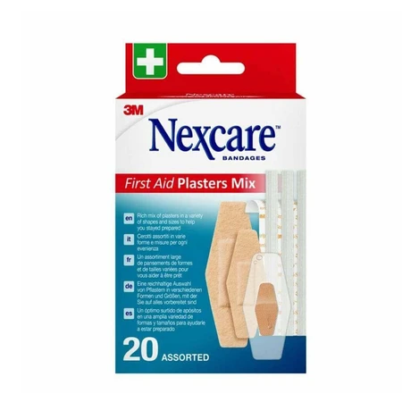 Пластыри Nexcare для оказания первой помощи Смешанные повязки x20: цены и характеристики