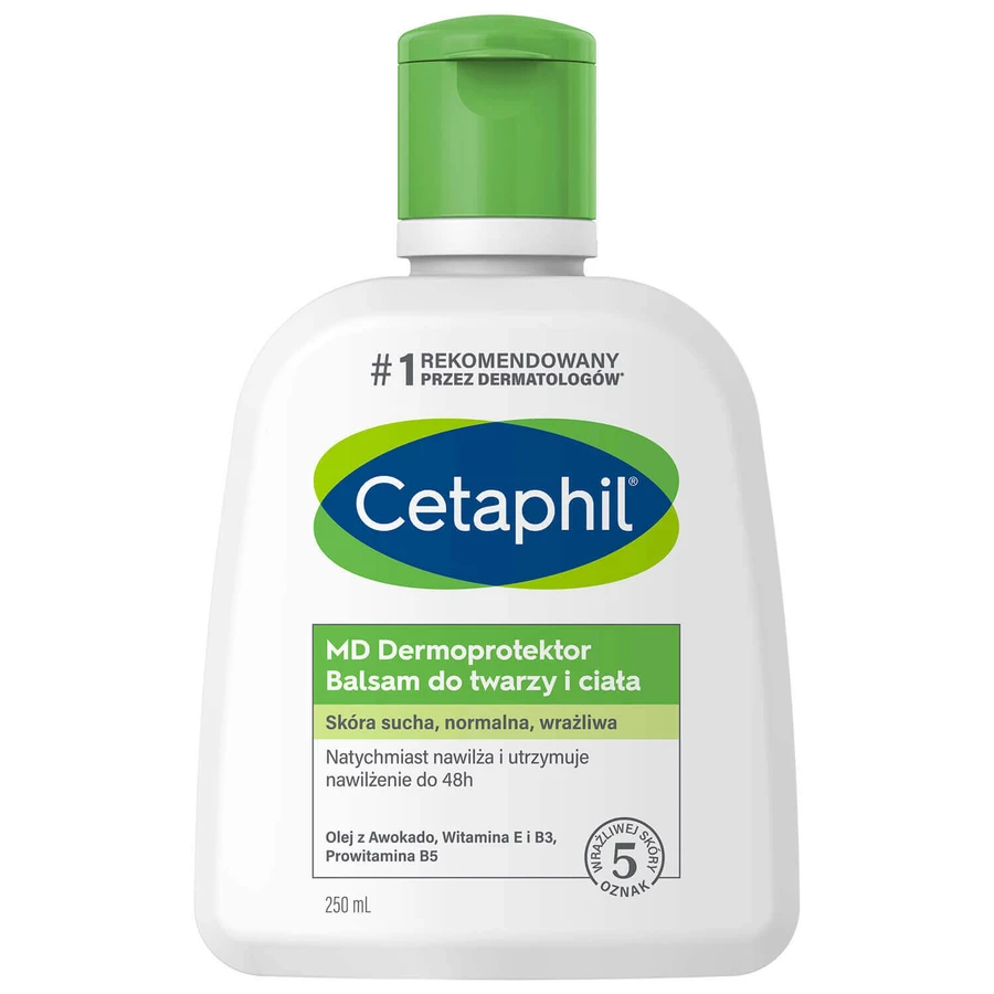 Набір Cetaphil MD Dermoprotector Зволожуючий лосьйон для обличчя та тіла, для сухої та чутливої шкіри, 250 мл + 500 мл: ціни та характеристики