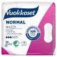 Vuokkoset White, гигиенические салфетки без крылышек, Normal, 14 шт.
