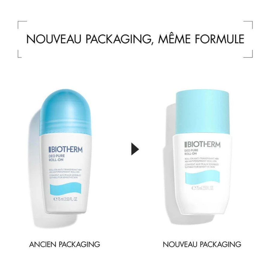 Дезодорант-антиперспирант Biotherm Deo Pure шариковый, 2 шт. по 75 мл: цены и характеристики