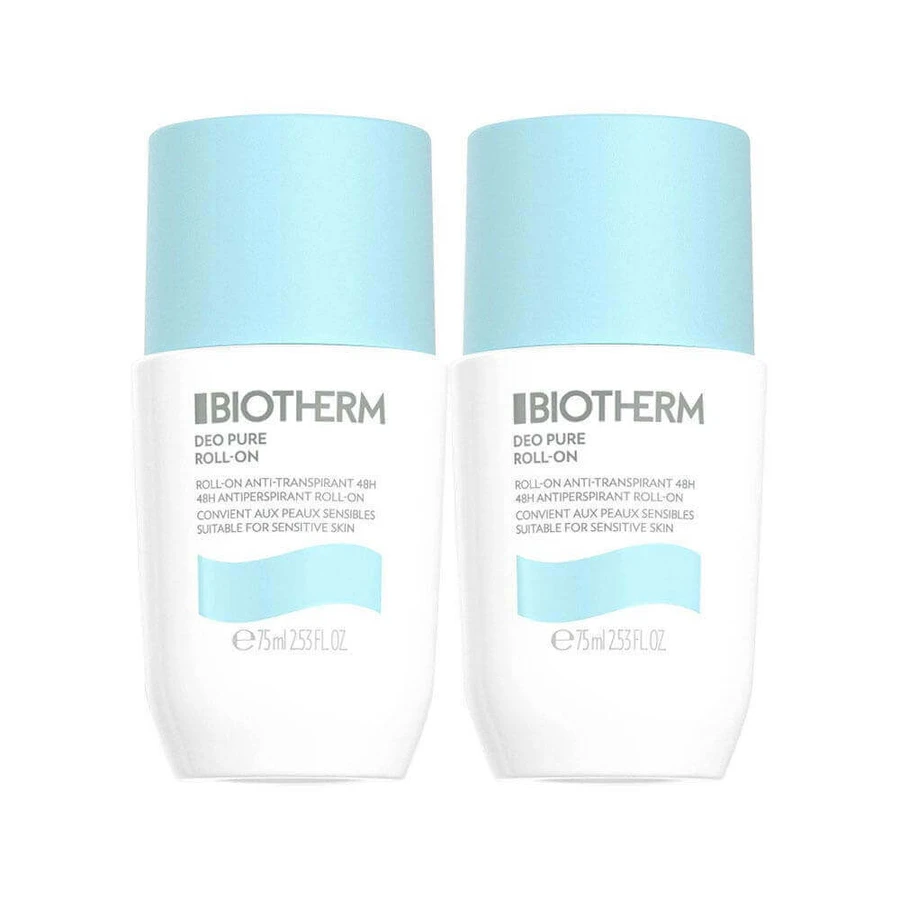 Дезодорант-антиперспирант Biotherm Deo Pure шариковый, 2 шт. по 75 мл: цены и характеристики