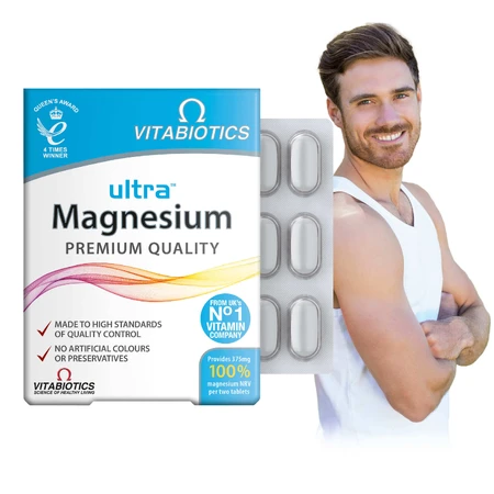 Vitabiotics Ultra Magnesium 375 мг, 60 таблеток: цены и характеристики