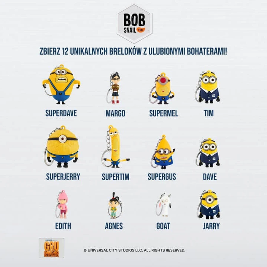 Набор Bob Snail Fun, фруктовый снек в роллах, манго, 20 г + игрушка, Миньон: цены и характеристики