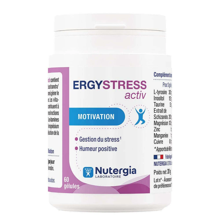 Nutergia Ergystress Activ Motivation 60 капсул: ціни та характеристики