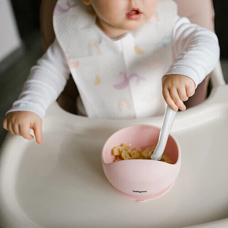 BabyOno, гнучка силіконова ложка, зелена, від 6 місяців, 1 штука: ціни та характеристики
