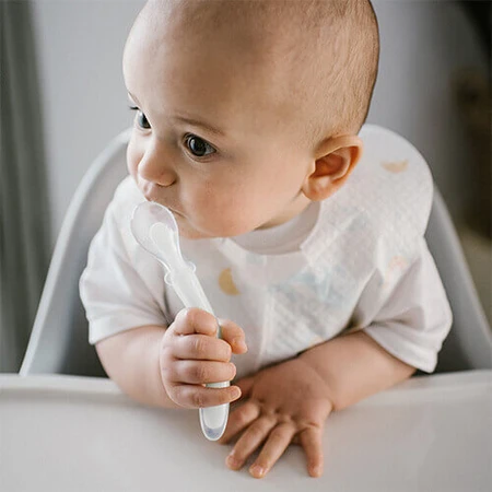 BabyOno, гнучка силіконова ложка, зелена, від 6 місяців, 1 штука: ціни та характеристики