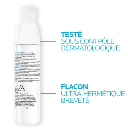 La Roche-Posay Toleriane Интенсивный увлажняющий флюид 48 ч для чувствительной или аллергичной нормальной и комбинированной кожи 40 мл: цены и характеристики