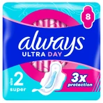 Always Ultra Day, гигиенические полотенца с крылышками, Super, 8 шт.: цены и характеристики
