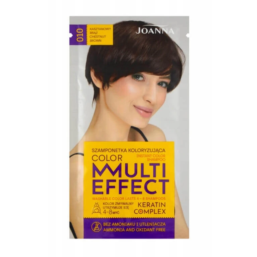 Joanna Multi Effect Color Shampoo 10 Chestnut Brown: цены и характеристики