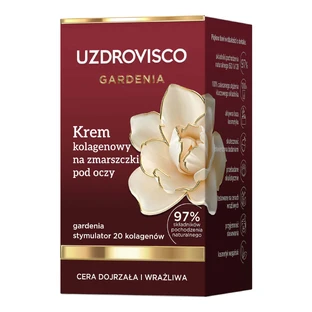 Uzdrovisco Gardenia, колагеновий крем від зморшок навколо очей, 15 мл