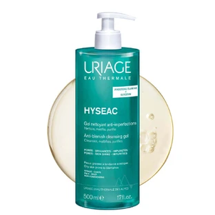 Uriage Hyseac Очищуючий гель для вмивання для змішаної або жирної шкіри Peaux Mixtes A Grasses 500мл