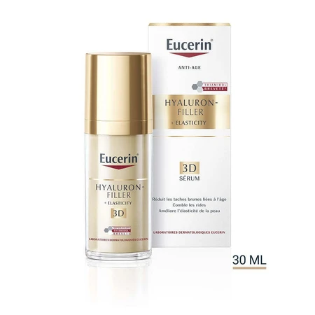Антивікова сироватка Eucerin Hyaluron-Filler + Elasticity 3D Anti-Ageing Serum 30мл: ціни та характеристики