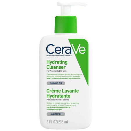 Cerave Body Cleanser Увлажняющее средство для мытья лица и тела для нормальной и сухой кожи 236 мл: цены и характеристики