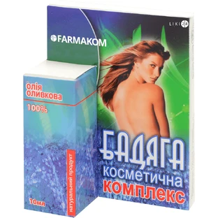 Бадяга косметическая пор. 5 г, + оливковое масло 10 мл
