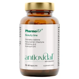PharmoVit Антиоксидантний підсилювач шкіри Beauty line, 60 капсул